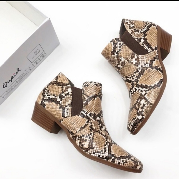 Qupid Salena-11x Snakeprint Bootie Sz.9 - Picture 8 of 12
